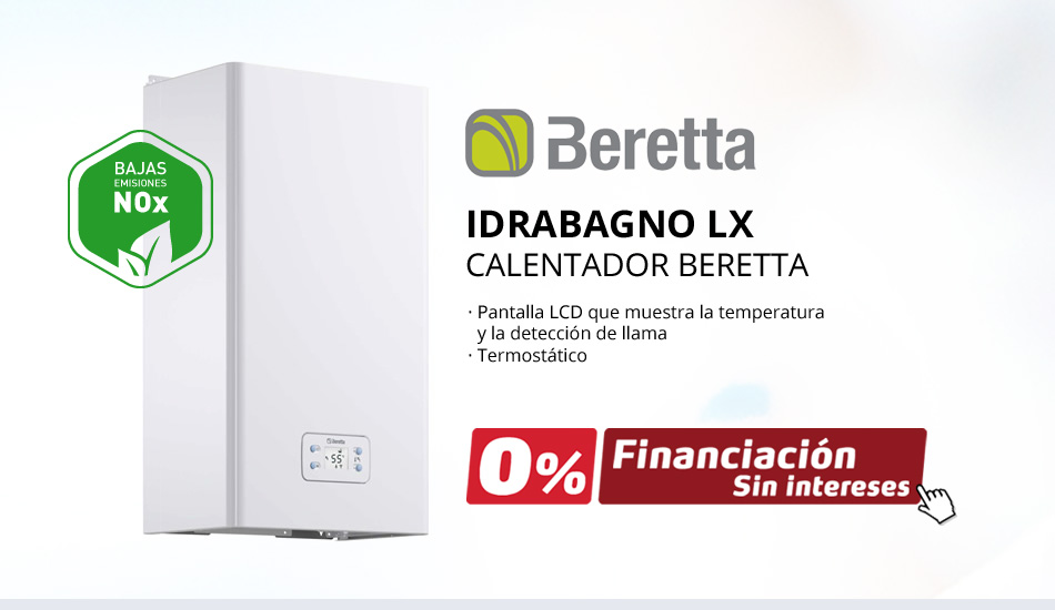 Nuevos Calentadores de Gas Beretta IDRABAGNO LX