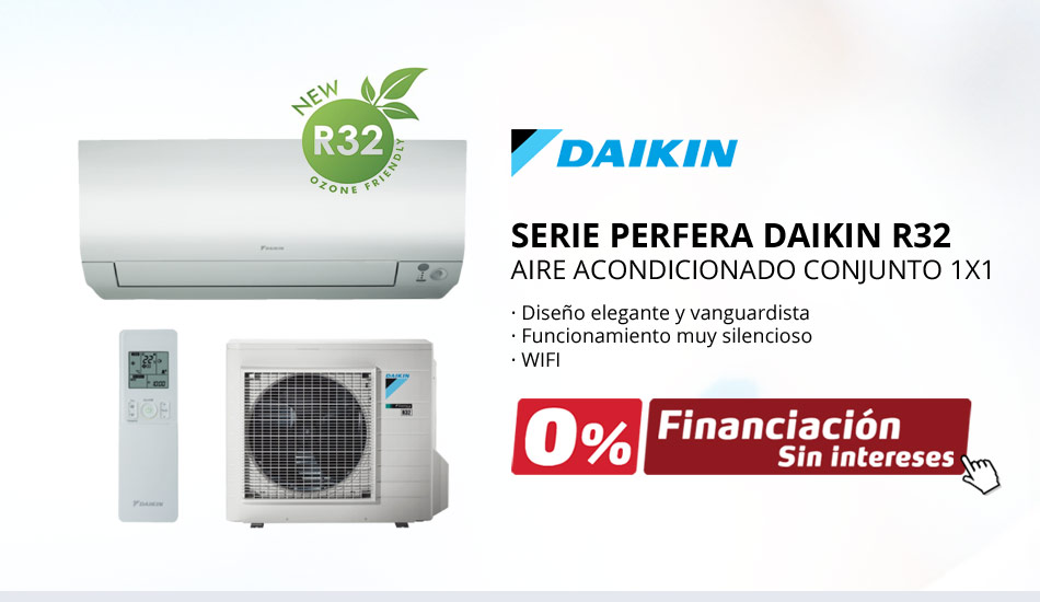 Aire Acondicionado Daikin Serie Perfera R-32