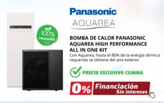 Bomba de Calor Panasonic Aquarea High Performance All In One Kit