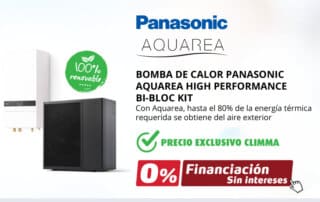 Bomba de Calor Panasonic Aquarea High Performance Bi-bloc Kit