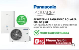 Aerotermia Panasonic Aquarea Bibloc J Kit